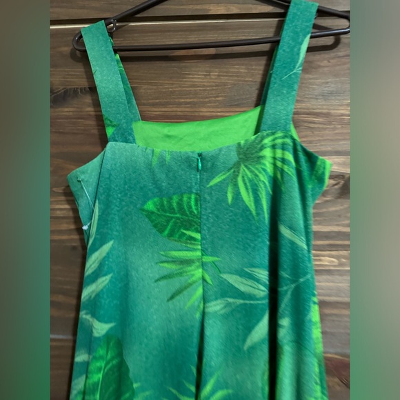 JOSEPH RIBKOFF green SLEEVELESS SQUARE NECK DRESS - Picture 6 of 6